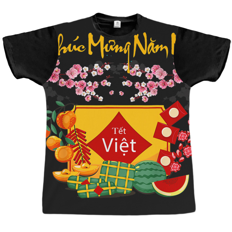 Vietnamese Lunar New Year Tet Viet Tiger Chuc Mung Graphic T-shirt | Artistshot