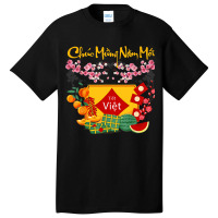 Vietnamese Lunar New Year Tet Viet Tiger Chuc Mung Basic T-shirt | Artistshot