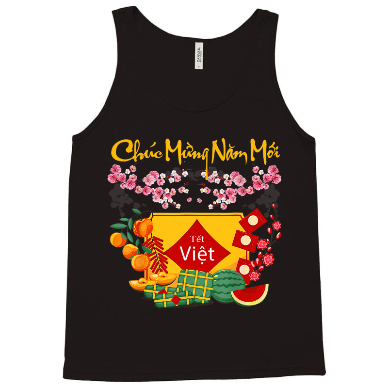 Vietnamese Lunar New Year Tet Viet Tiger Chuc Mung Tank Top | Artistshot