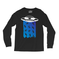 Ufo Abduction Alien Cat Extraterrestrial Kitty Own Long Sleeve Shirts | Artistshot