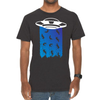 Ufo Abduction Alien Cat Extraterrestrial Kitty Own Vintage T-shirt | Artistshot