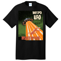 Ufo Flying Saucer Invasion 1950s Sience Fiction Ab Basic T-shirt | Artistshot