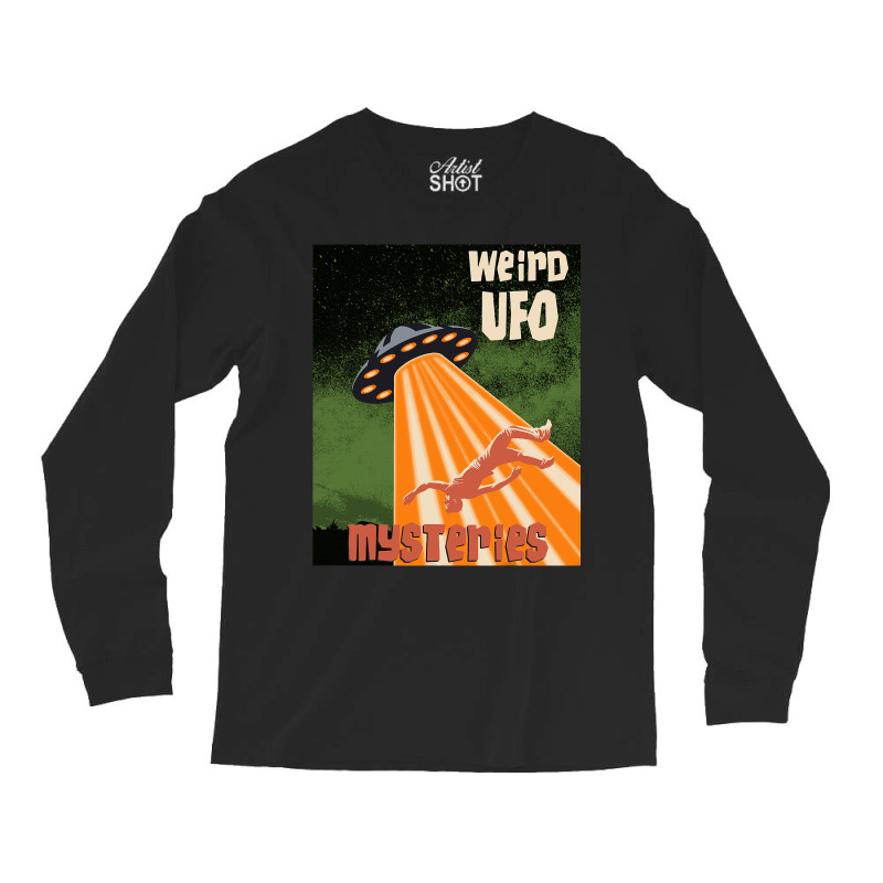 Ufo Flying Saucer Invasion 1950s Sience Fiction Ab Long Sleeve Shirts | Artistshot