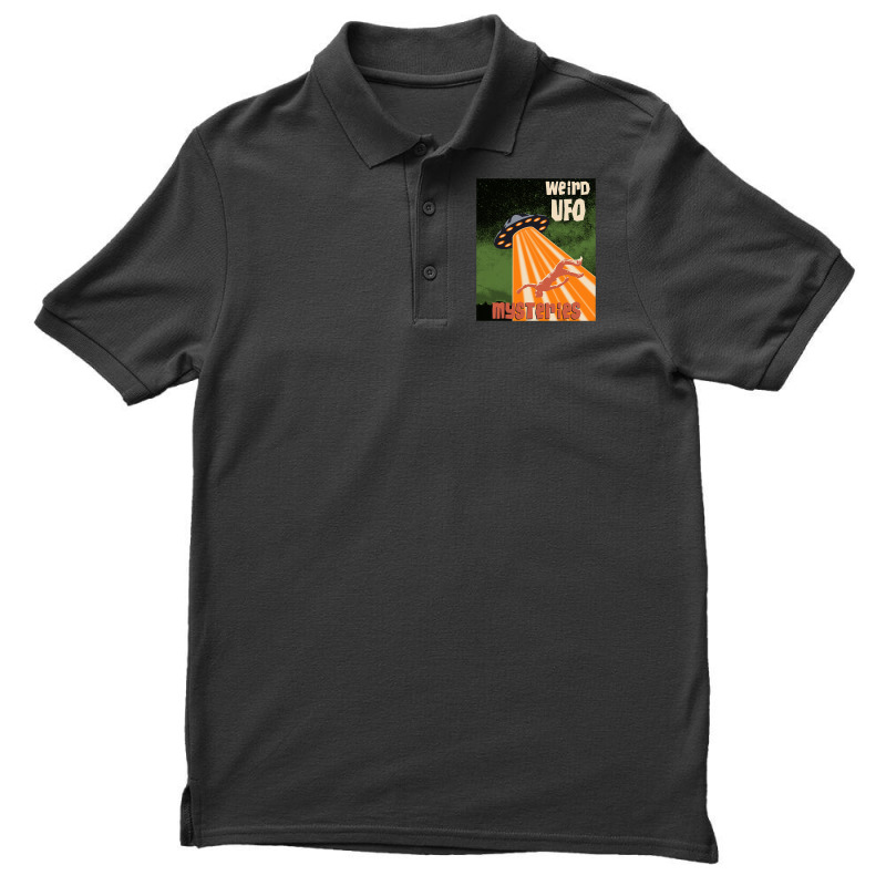 Ufo Flying Saucer Invasion 1950s Sience Fiction Ab Men's Polo Shirt | Artistshot