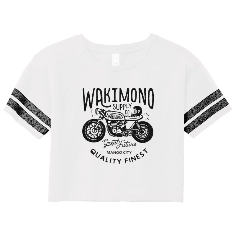 Motorcycle American Car Scorecard Crop Tee | Artistshot