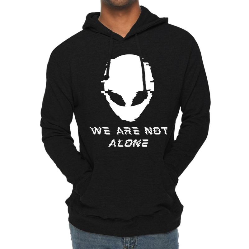 We Are Not Alone Life On Mars Alien Conspiracy Ufo Lightweight Hoodie | Artistshot