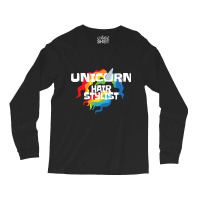 Unicorn Hair Stylist Hairdresser Unicorn Lover Gif Long Sleeve Shirts | Artistshot