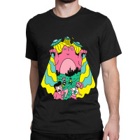 Three Eyed Alien Cat In Comic Style Classic T-shirt | Artistshot