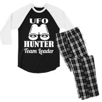 Ufo Hunter Team Leader Binoculars Men's 3/4 Sleeve Pajama Set | Artistshot