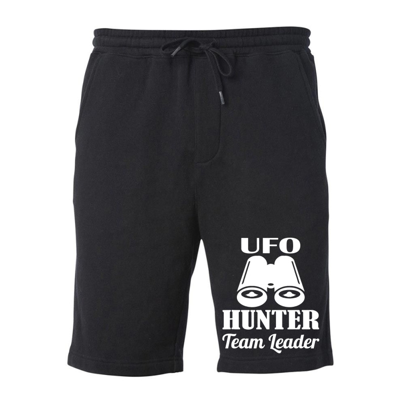 Ufo Hunter Team Leader Binoculars Fleece Short | Artistshot