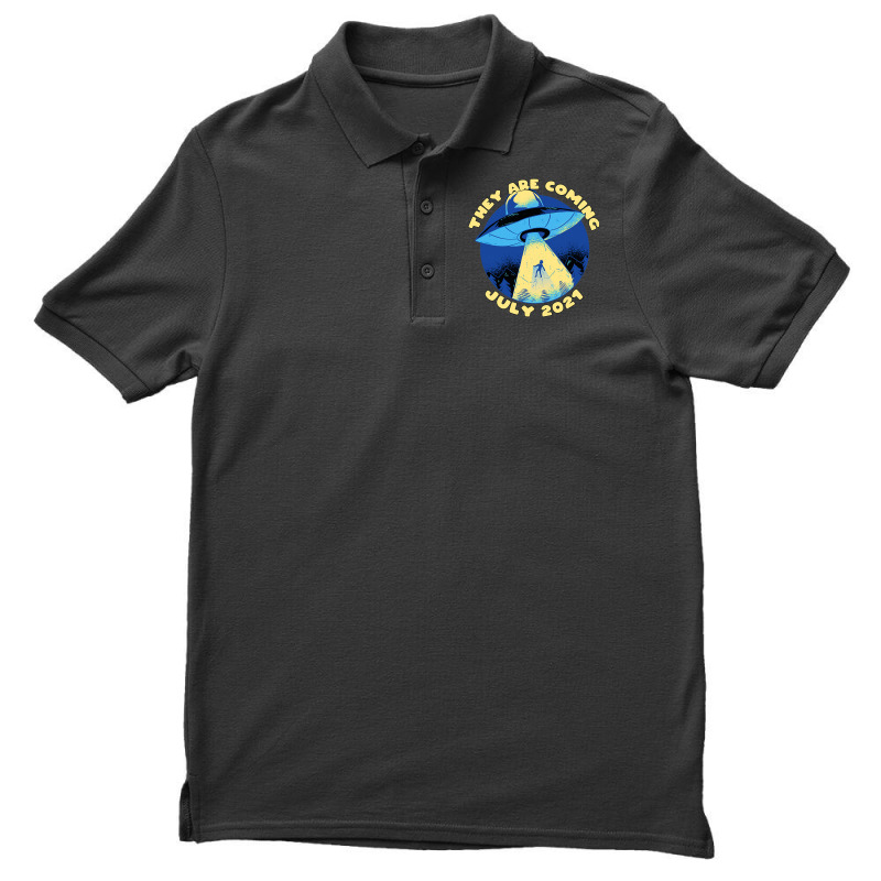 Ufo Abduction They Are Coming July 2alien Spaceshi Men's Polo Shirt | Artistshot