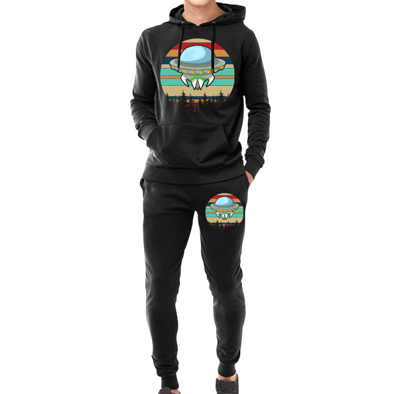 Unidentified Flying Object Extraterrestrial Alien  Hoodie & Jogger Set | Artistshot