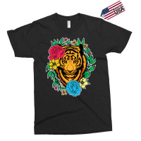 Tiger Flower Animal Lover For Men Women Chinese Ti Exclusive T-shirt | Artistshot