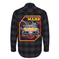 Trip Road To Mars Travel Spaceship Space Science F Flannel Shirt | Artistshot