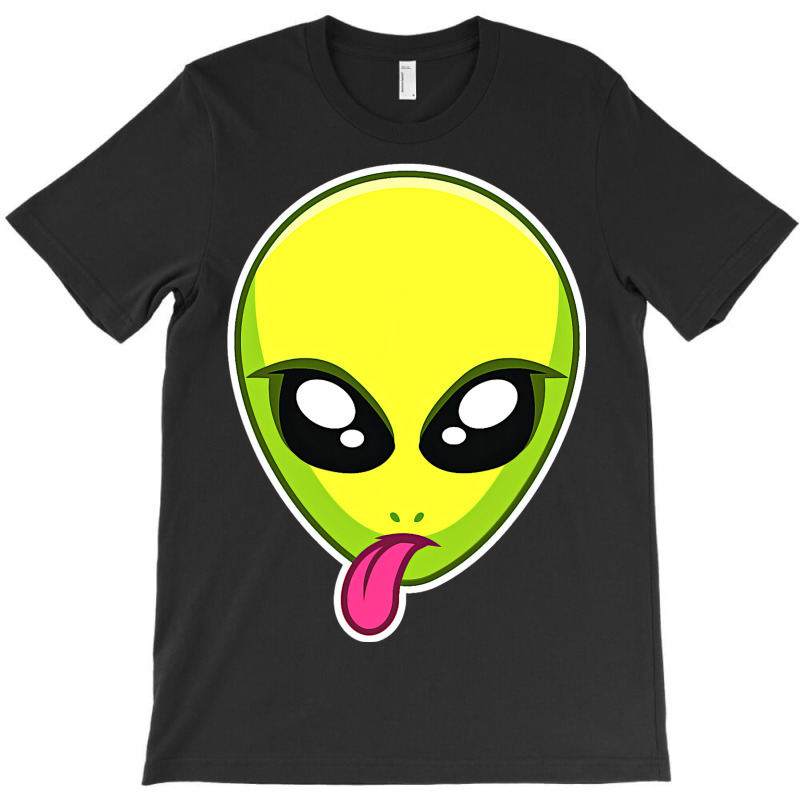 Trippy Alien Face T-shirt | Artistshot