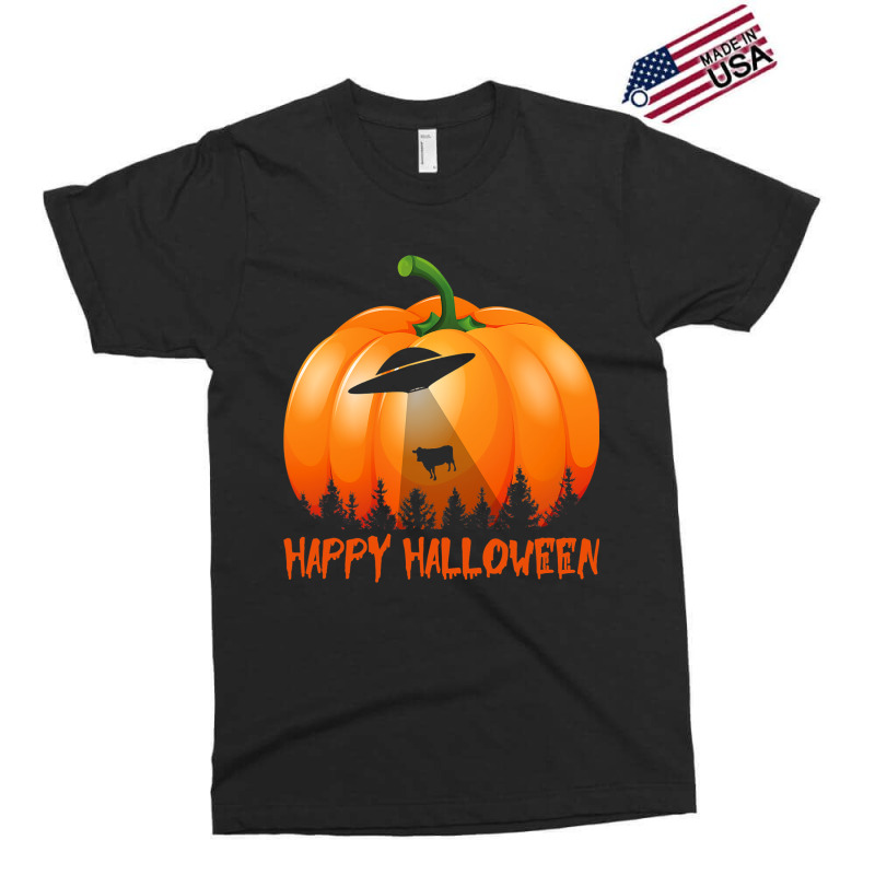 Vintage Alien Ufo Pumpkin Halloween Exclusive T-shirt | Artistshot