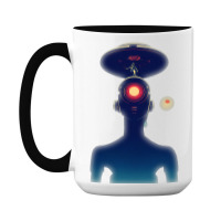 Unidentified Flying Object Portrait Scifi Alien 15 Oz Coffee Mug | Artistshot