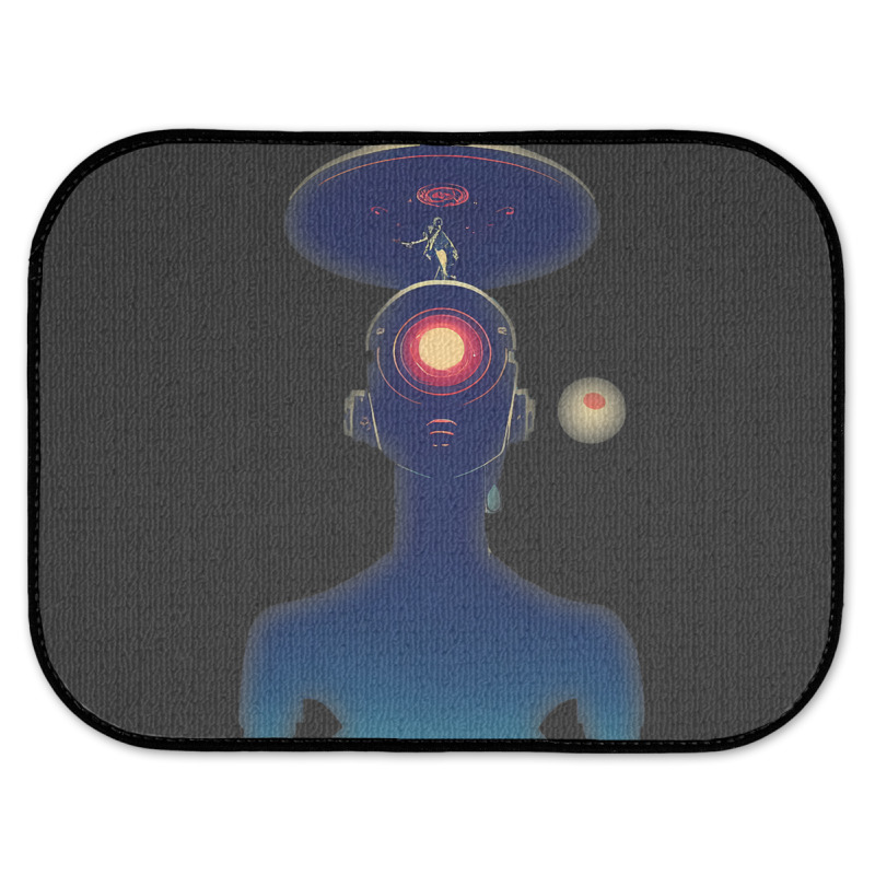 Unidentified Flying Object Portrait Scifi Alien Rear Car Mat | Artistshot