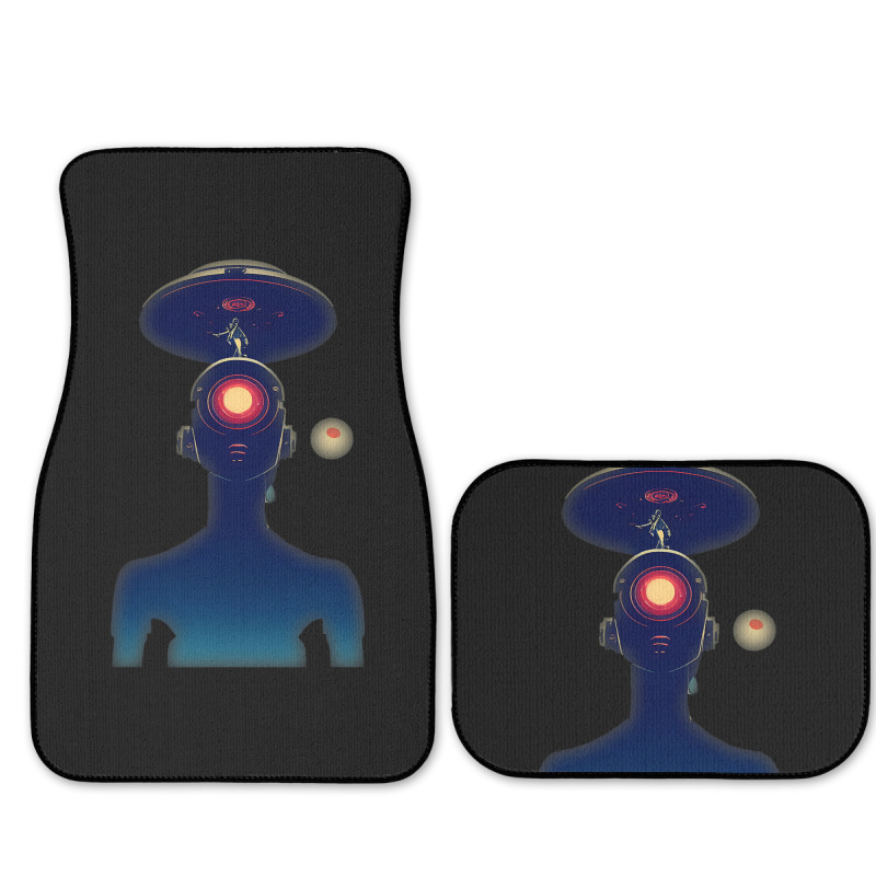 Unidentified Flying Object Portrait Scifi Alien Full Set Car Mats | Artistshot