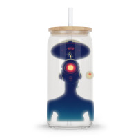 Unidentified Flying Object Portrait Scifi Alien Glass Tumbler | Artistshot