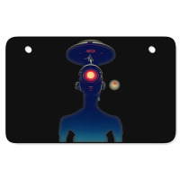 Unidentified Flying Object Portrait Scifi Alien Atv License Plate | Artistshot