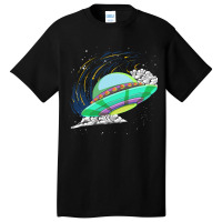 Unidentified Flying Object Science Fiction Ufo Bel Basic T-shirt | Artistshot