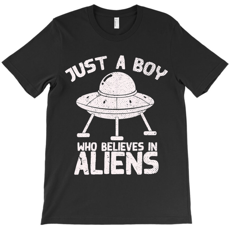 Ufo Alien Believer Boys Sci Fi Extraterrestrial Al T-shirt | Artistshot