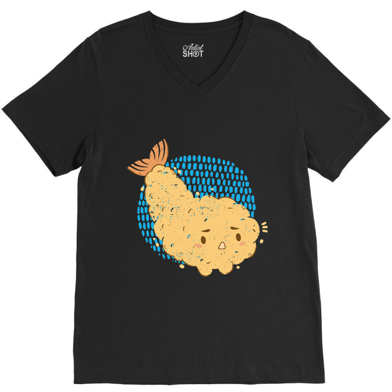 Tempura Shrimp Seafood Shrimp V-neck Tee | Artistshot