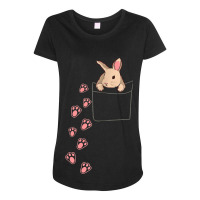 Easter Cute Bunny Maternity Scoop Neck T-shirt | Artistshot