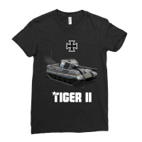 Tiger Ii Panzer Vi German Heavy Tank Ww2 King Tige Ladies Fitted T-shirt | Artistshot