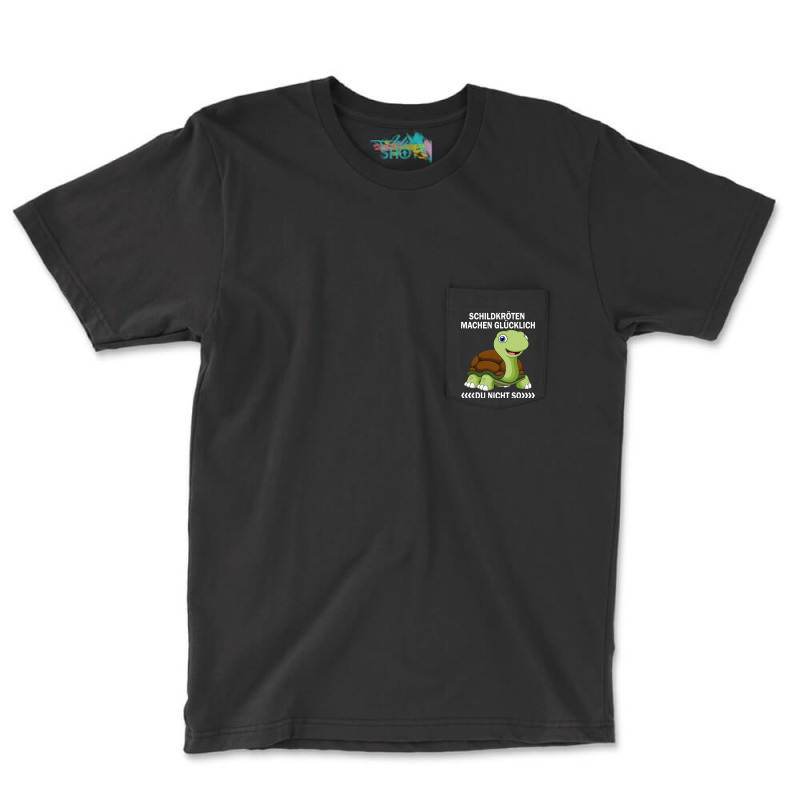 Turtles Machen Glücklich Du Nicht So Sea Turtle Pocket T-shirt | Artistshot