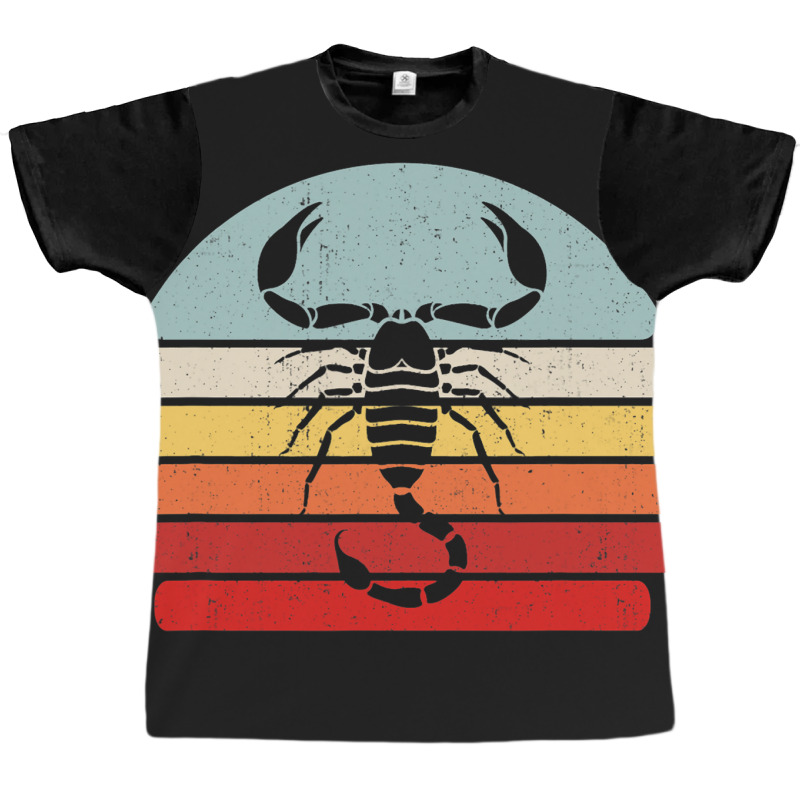 Vintage Zodiac Sign Scorpion Graphic T-shirt | Artistshot