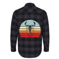 Vintage Zodiac Sign Scorpion Flannel Shirt | Artistshot