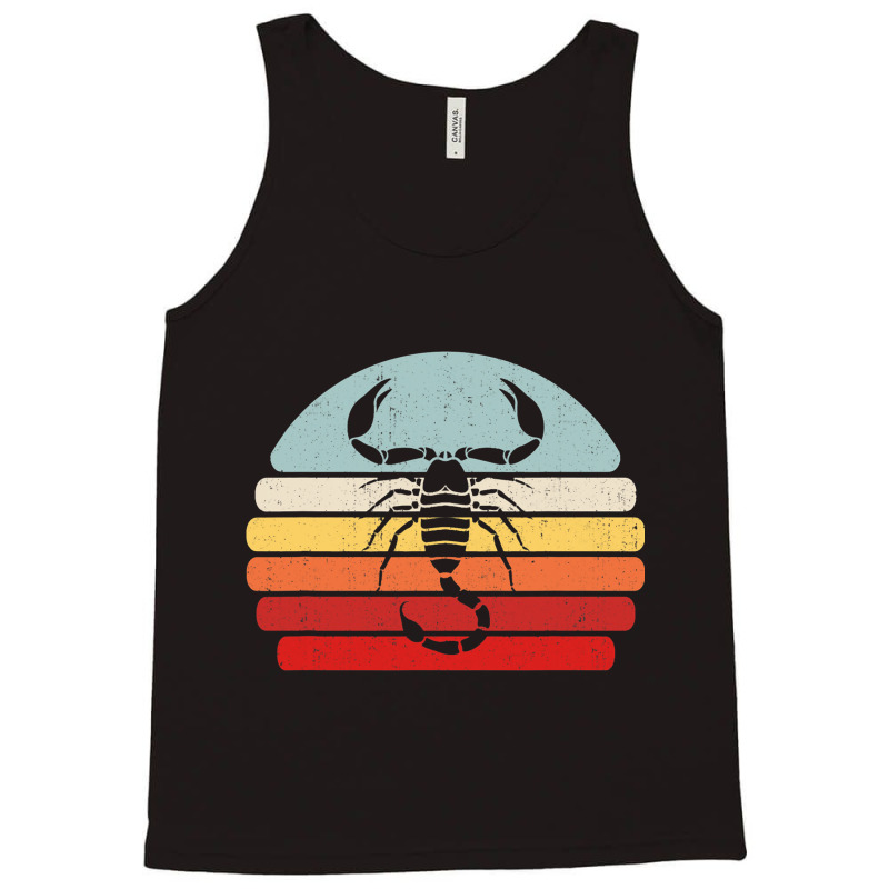 Vintage Zodiac Sign Scorpion Tank Top | Artistshot