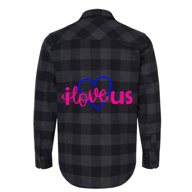 I Love Us I Love Usa Flag Flannel Shirt | Artistshot