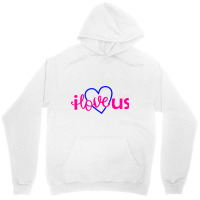 I Love Us I Love Usa Flag Unisex Hoodie | Artistshot