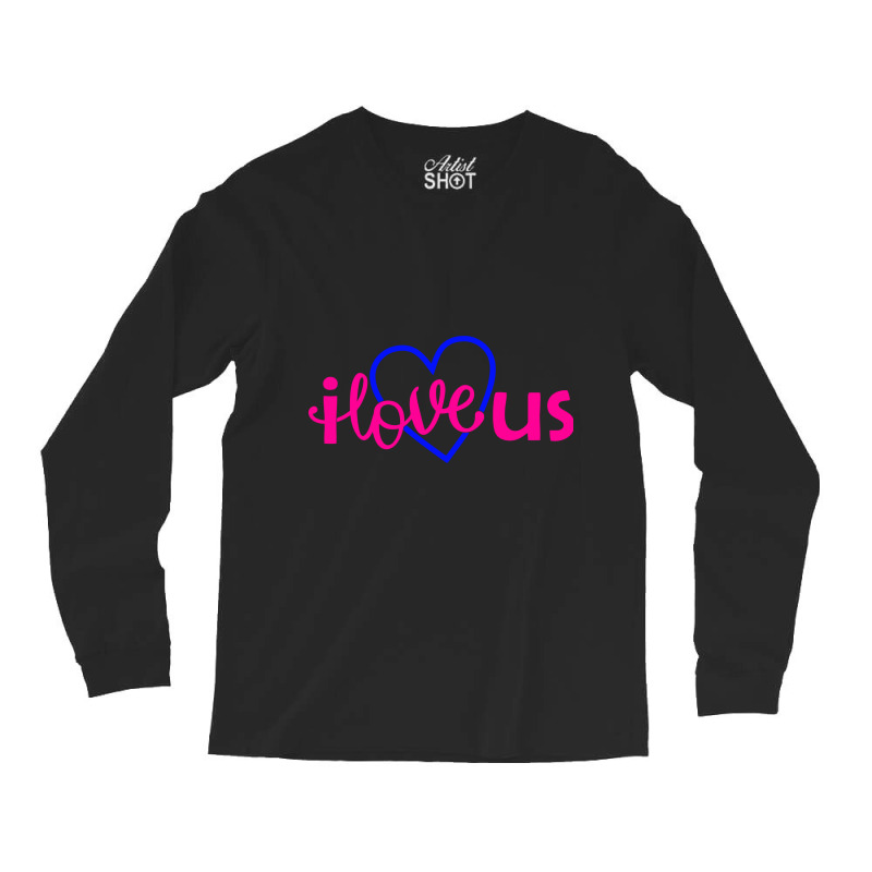 I Love Us I Love Usa Flag Long Sleeve Shirts | Artistshot