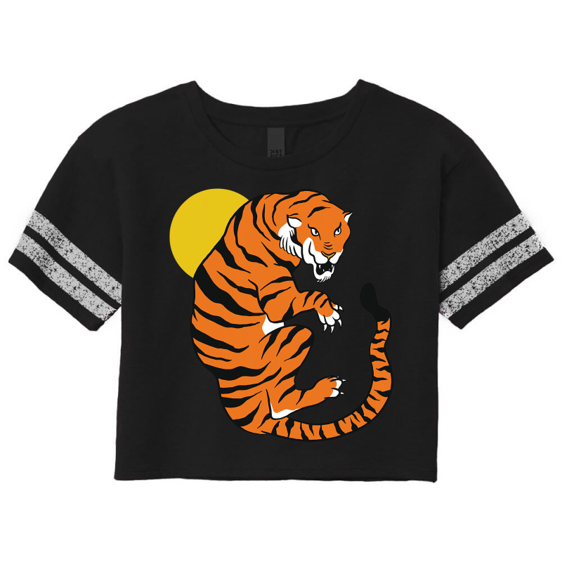 Tiger Angry Wild Scorecard Crop Tee by DilynnRinker | Artistshot