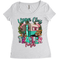 Upper Class Trailer Trash Women's Triblend Scoop T-shirt | Artistshot