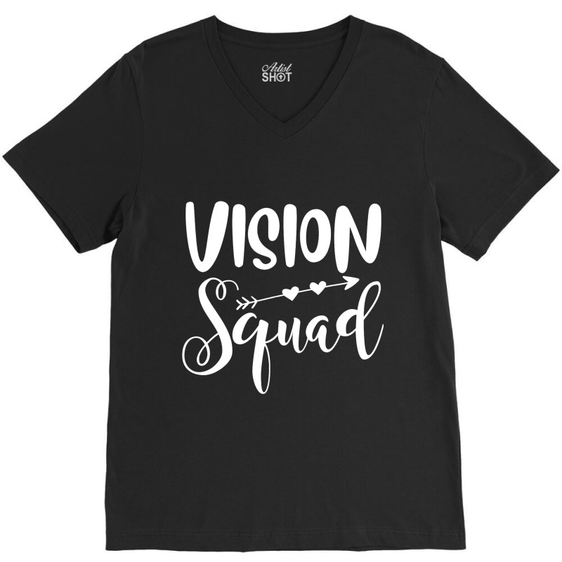 Vision Squad Cute Eye Doctor Optometrist Optometry V-neck Tee | Artistshot