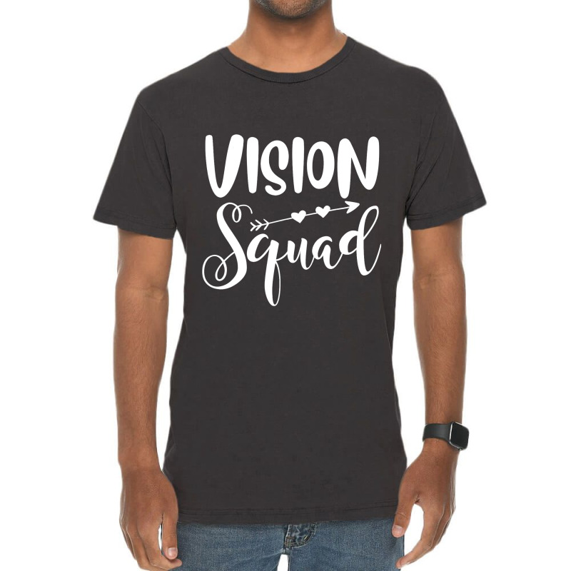 Vision Squad Cute Eye Doctor Optometrist Optometry Vintage T-shirt | Artistshot