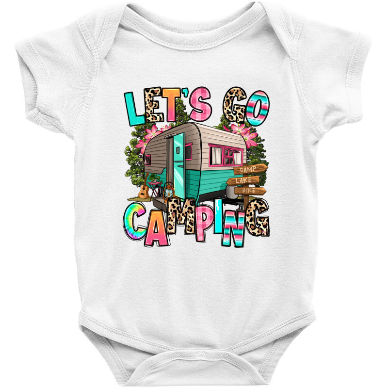 Let's Go Camping Baby Bodysuit | Artistshot