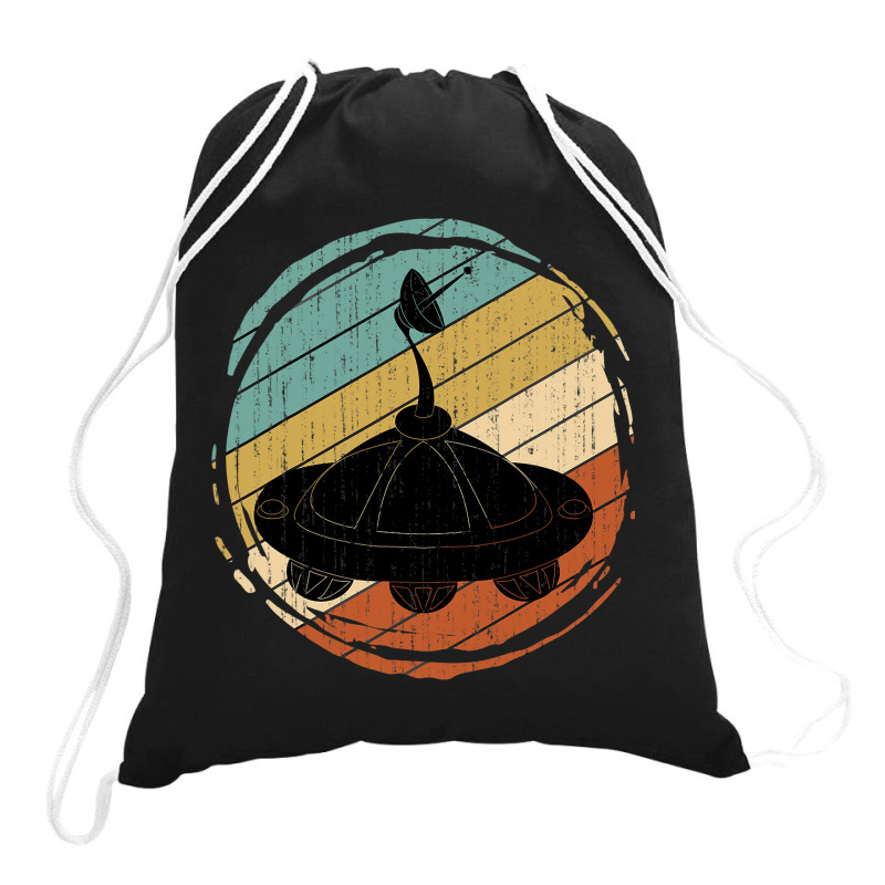 Ufo Unidentified Flying Object Sci Fi Retro Ufo Drawstring Bags | Artistshot