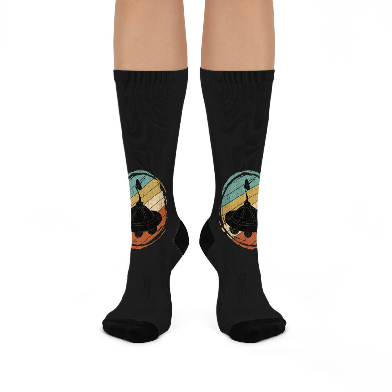 Ufo Unidentified Flying Object Sci Fi Retro Ufo Crew Socks | Artistshot