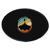 Ufo Unidentified Flying Object Sci Fi Retro Ufo Oval Patch | Artistshot