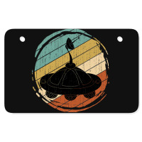 Ufo Unidentified Flying Object Sci Fi Retro Ufo Atv License Plate | Artistshot