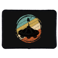 Ufo Unidentified Flying Object Sci Fi Retro Ufo Rectangle Patch | Artistshot