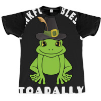 Thanksgiving Thankful And Blessed Toadally 2toad F Graphic T-shirt | Artistshot