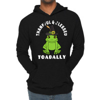 Thanksgiving Thankful And Blessed Toadally 2toad F Lightweight Hoodie | Artistshot