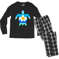 Turtle Sea Ecology Ecofriendly Earth Day Men's Long Sleeve Pajama Set | Artistshot